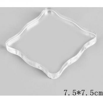 SKYSONIC Acrylblock für transparente Stempelgestaltung