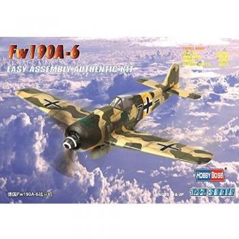 Maquette Fw190 A‑6, 1 : 72, moulée sous pression – HobbyBoss