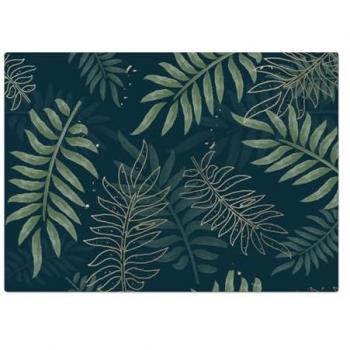 Set de table vert et or