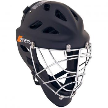 GRAYS G600 Goalkeeper Helmet Black/Chrome