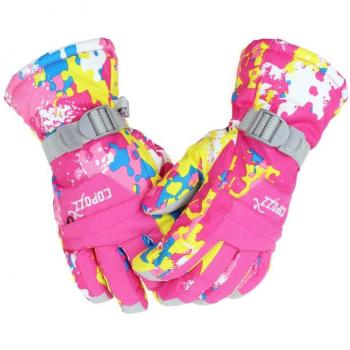 COPOZZ Waterproof Ski Gloves for Girls