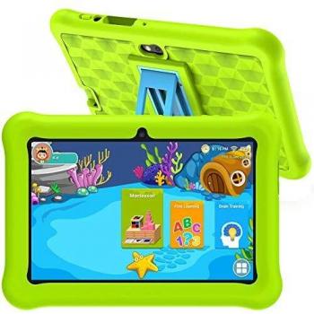 Tablet Niños con WiFi Android 10, 2GB RAM, 32GB ROM Certificado por Google para Juegos Educativos