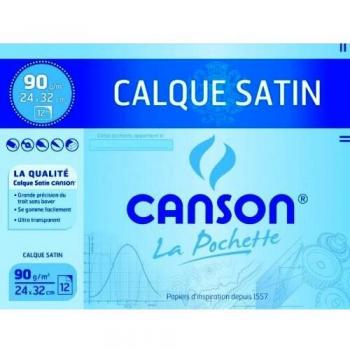 CANSON Transparentpapier, satiniert, 240 x 320 mm, 90 g/m²