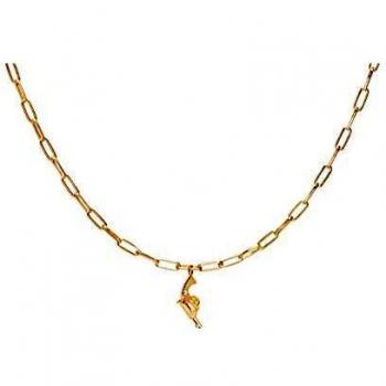 Collar BANG BANG P D PAOLA CO01-174-U Mujer de plata dorada y circonitas