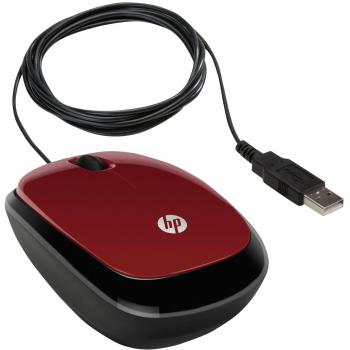 Mouse HP X1200 Rosso a Connettore USB