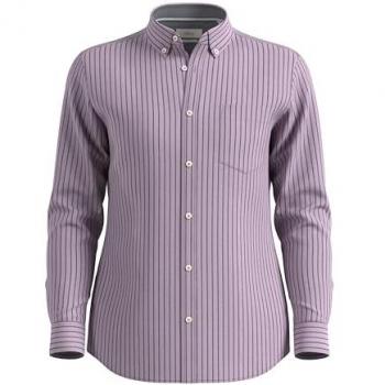 S.Oliver RED LABEL Slim Fit Freizeithemd in Lila