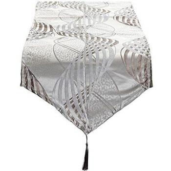 Tapis de Table DKD – Gris, Polyester, 35 × 135 × 135 cm