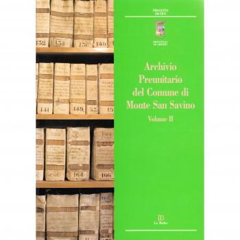 Archivio preunitario del comune di Monte San Savino