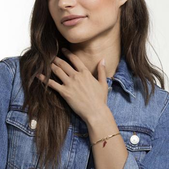 Swarovski, Bracciale Lisabel Con Ciondolo a Forma di Peperoncino