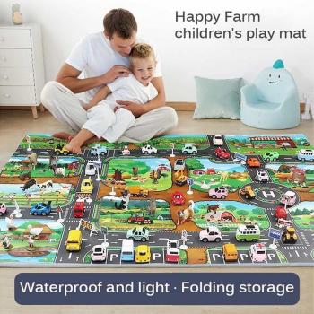 Tapis de jeu animé circulation
