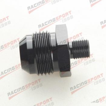 Bengala 12 AN a M12 x 1.0, Conector recto azul/negro