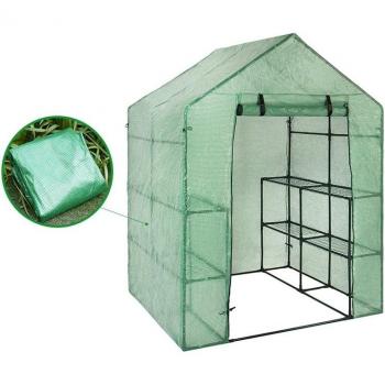 Plastic Cover for 2-Layer Mini Walk-In Greenhouse (No Shelves)
