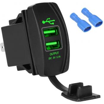 12V 24V Quick Charge USB Socket for Trucks and Off-Road Vehicles
