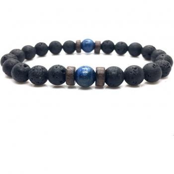 Accessoire Masculin Perle Noire & Volcain