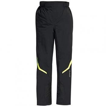 DANE Byge Pantaloni da pioggia moto Nero Giallo XS