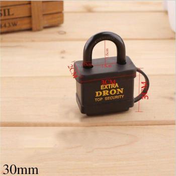Candado de seguridad de acero inoxidable con grillete largo, ideal para maletas y puertas, incluye 3 llaves, tamaños de 30mm/40mm/50mm