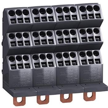 Linergy DP – Répartiteur NSX 4P – 250 A Icc, 150 kA – Connect 4x(6 × 10 mm² + 3 × 16 mm²) – Lvs04034