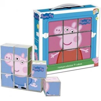 Puzzle 9 cubi Peppa Pig CEFA Toys