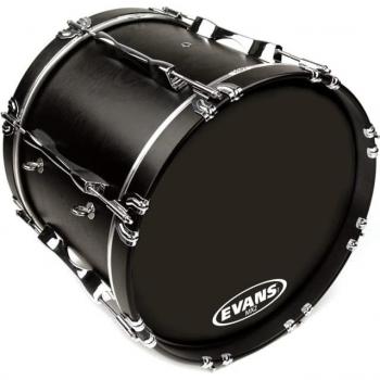 2021 Evans 20 Black Marching Bass Drum Head