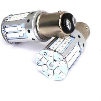 Ampoule LED Bicolore Orange-Rouge BAY15D P21/5W 12-24V CANBUS Off‑Road