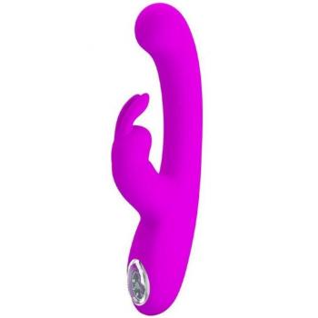 Vibrateur Lapin Pretty Love Lamar avec Stimulateur Point G