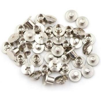 20 Nickel Nail Rivets for Bag Parts