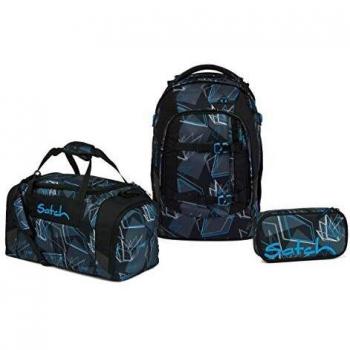 Deep Dimension Schulrucksack‑Set (3 Teile) – SatchPack