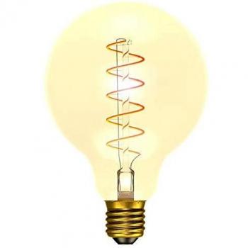 Dimmable 95mm Bell Vintage LED Soft Coil Globe – 240 V, 4 W, E27, Amber