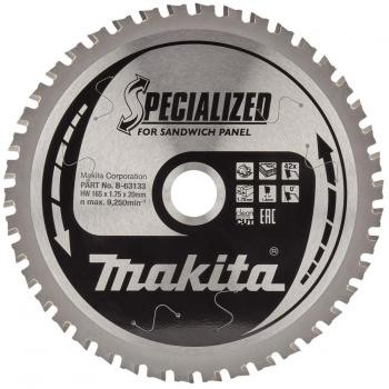 Makita Sandwichzaagscherp Blad 165×20×1,75 mm 42T – B-63133