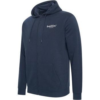 Ballin Est. 2013 Männer-Zip-Hood, 80 % biologisch angebautes Baumwoll‑Polyester‑Mix