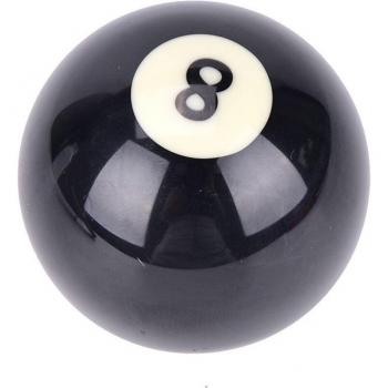 Black Number 8 Billiard Ball
