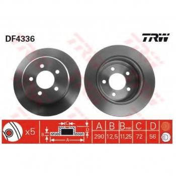 Rotores de freno TRW DF4336
