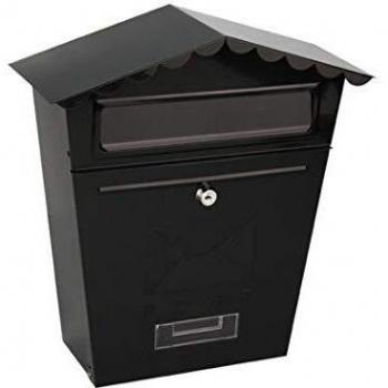 Buzón de Acero para Exterior Negro
