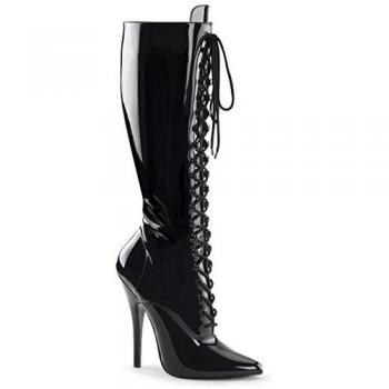 Devious DOMINA‑2020 Schwarze Stiefel für Frauen EU 39 – „Schattenprinzessin“