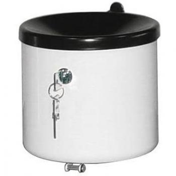 Wandaschenbecher silber TKG Rondo Senior abschließbar