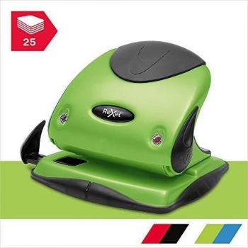Rexel Choices P225 2 Hole Punch 25 Sheet Green 2115694 RX58204