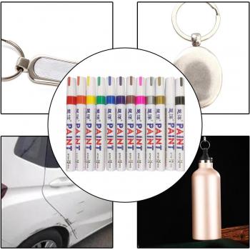12 Stück Multi-Farb Marker für Leinwand und Metall