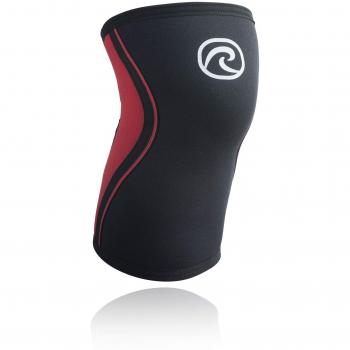 Rehband Rx Kniebandage 3mm RX line in rot, Gr. S