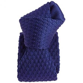Nœud Élégant en Tricot Bleu Riche – Ligne Clj Charles le Jeune