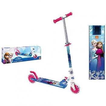 Patinette aluminium Mondo Disney pour enfant, 28221, Bleu et fuchsia, Taille Unique