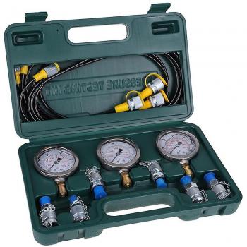 Kit de vérification de pression hydraulique de chantier