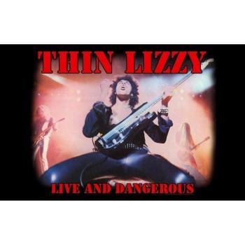 Thin Lizzy Live And Dangerous Dekostoff One Size