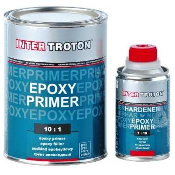 Inter Troton 2K Epoxi PRIMER Capa de Fondo 10:1 Relleno Resina 1,1 kg + Endurecedor