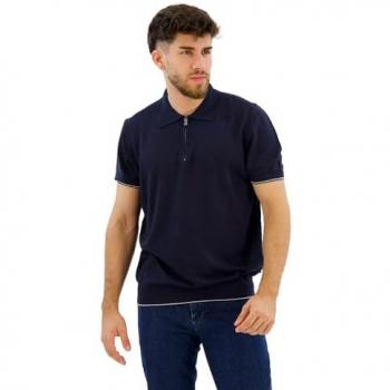 Boss Trieste Short Sleeve Polo Dark Blue