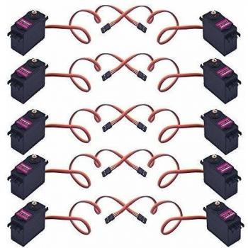 Motore Digitali LKY62 10x MG996R, Servo Longrunner per Barche e Aerei da Modello