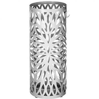 Porta Ombrelli Metallico LUC20W con Vaschetta Rimovibile e Gancini