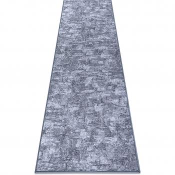 Concrete Grey Solid Runner by RugsX