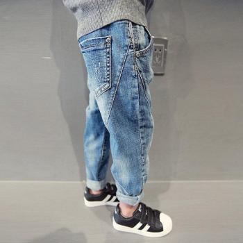 Jeans enfants avec trous printemps automne