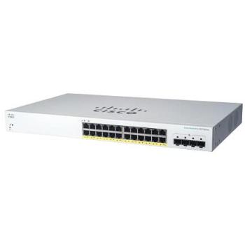 CBS220-24FP-4G Cisco : Switch Layer 2 Gigabit Ethernet PoE, 24 ports, Blanc