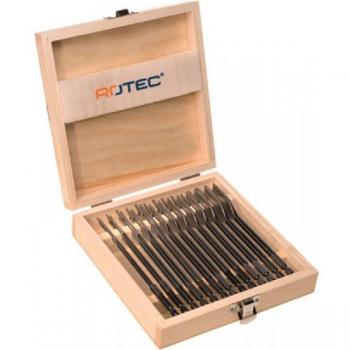 Set Rotec Schnellbohrer 900.1018 – 13 Punta per Trapano (cesto di legno, 6‑25 mm)